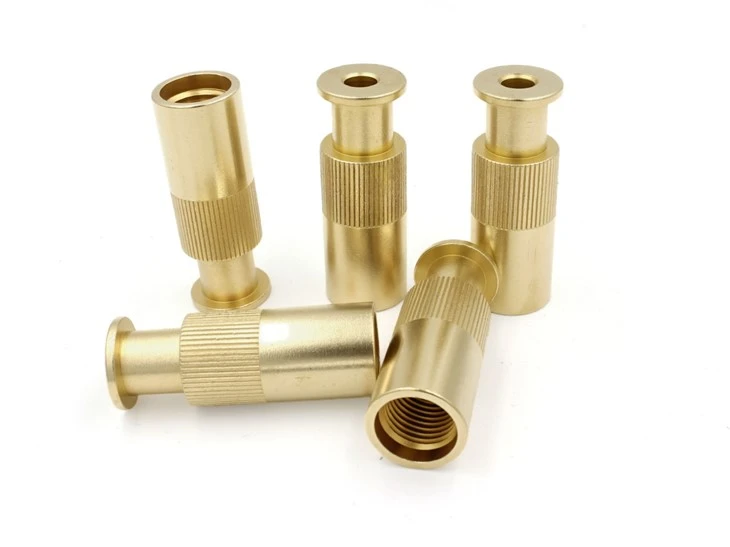 Custom Brass Pointed Knurled Turned Parts suppliers